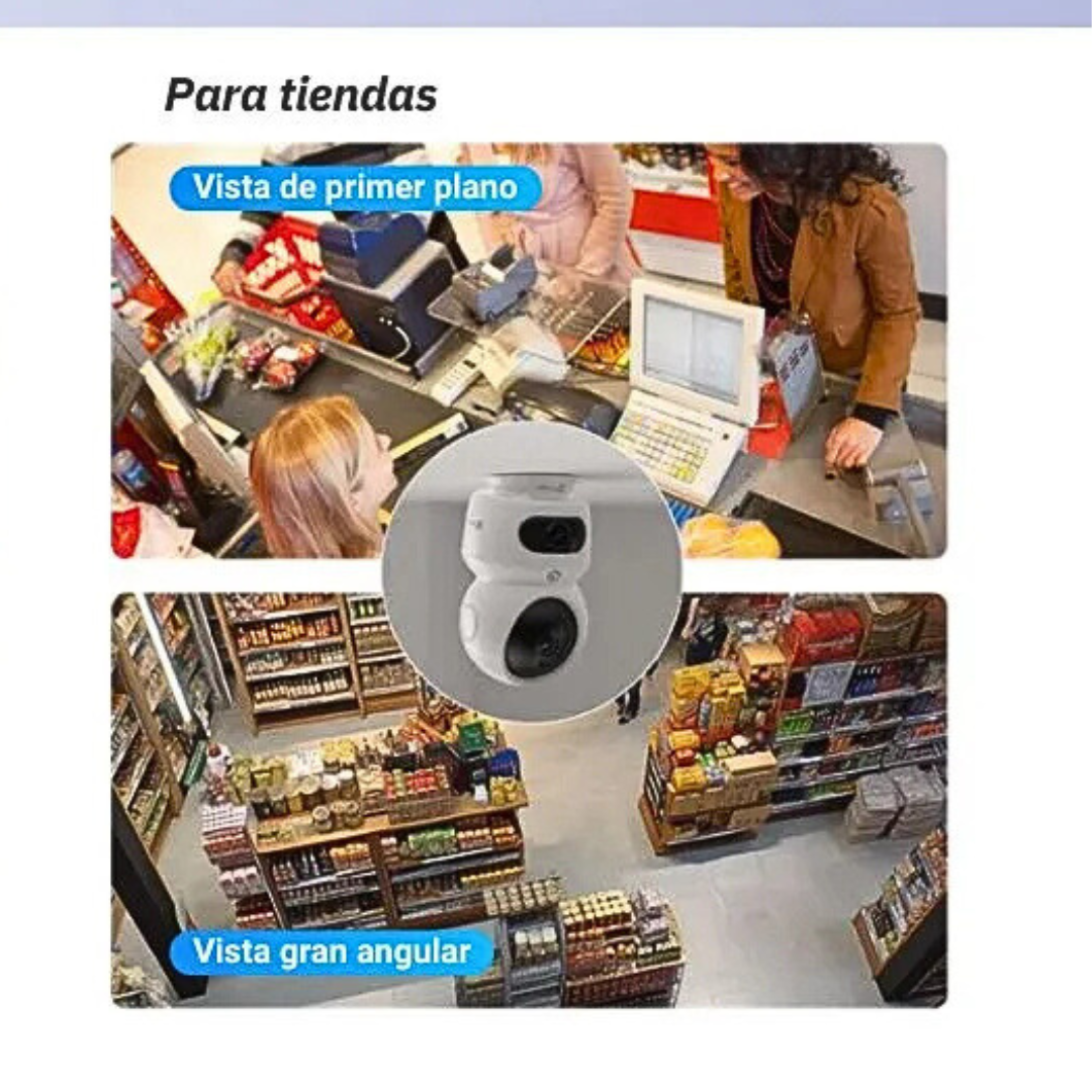 CÁMARA DE SEGURIDAD INTELIGENTE PARA EL INTERIOR ROBÓTICA EZVIZ H7c DUAL 2K+ - Imagen 6