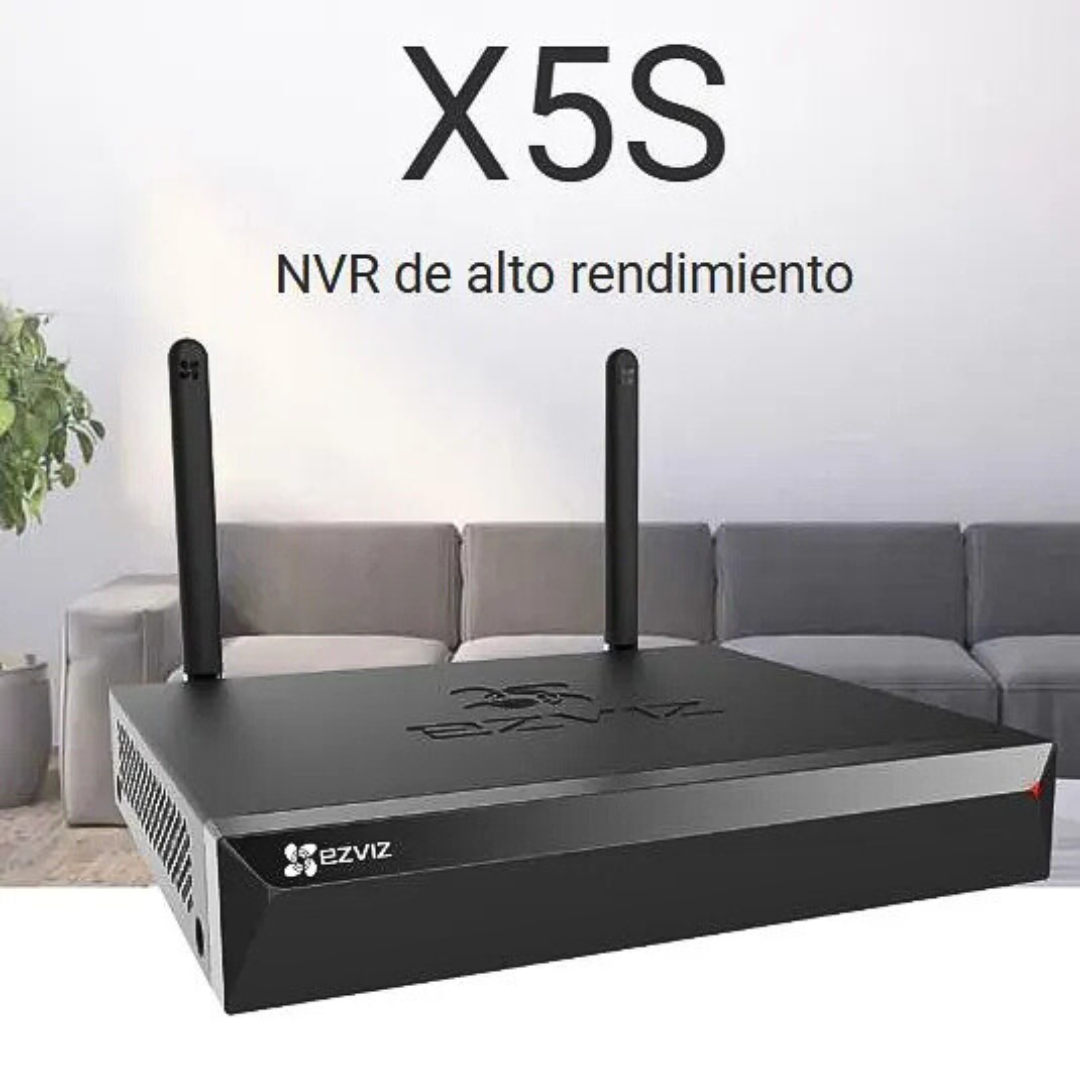 NVR DE ALMACENAMIENTO INALÁMBRICO CON SALIDA HDMI Y VGA EZVIZ X5S - Imagen 2