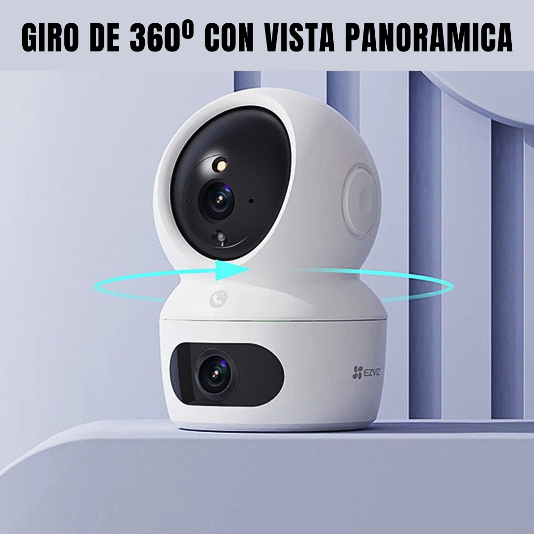 CÁMARA DE SEGURIDAD INTELIGENTE PARA EL INTERIOR ROBÓTICA EZVIZ H7c DUAL 2K+ - Imagen 2