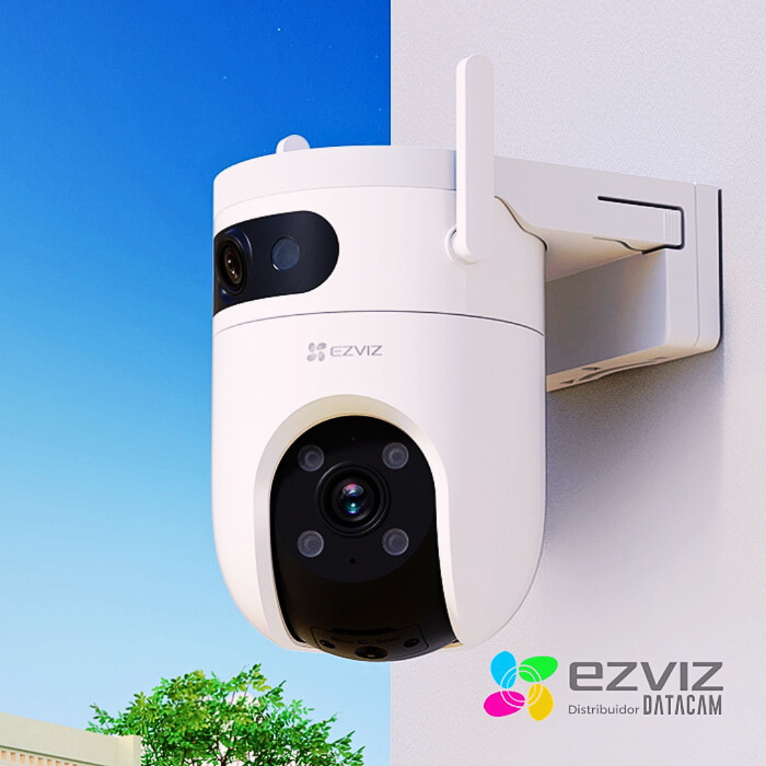CÁMARA DE SEGURIDAD INTELIGENTE PARA EL EXTERIOR ROBOTICA EZVIZ H9c DUAL 3K 5MP