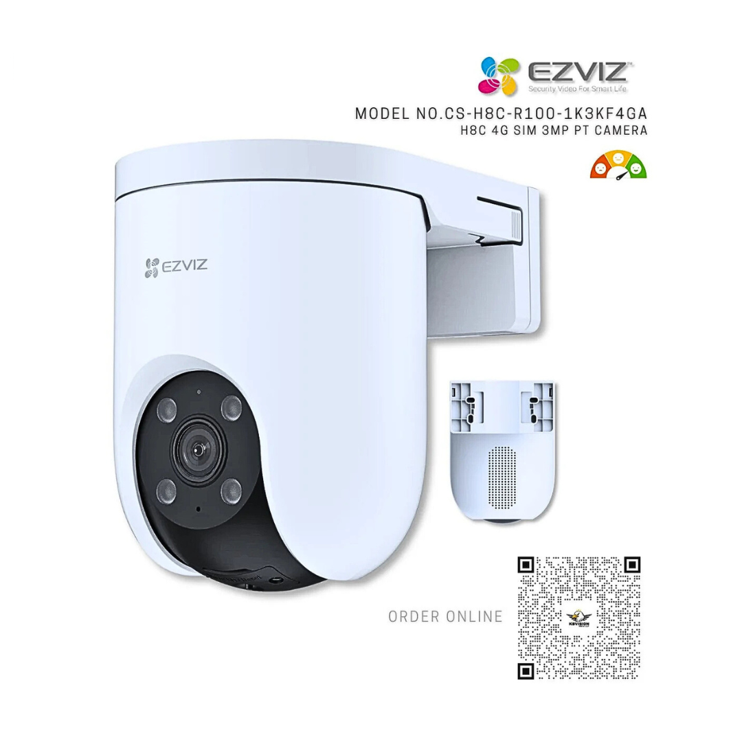 CÁMARA DE SEGURIDAD INTELIGENTE PARA EL EXTERIOR EZVIZ H8c 4G 2K 3MP - Imagen 8