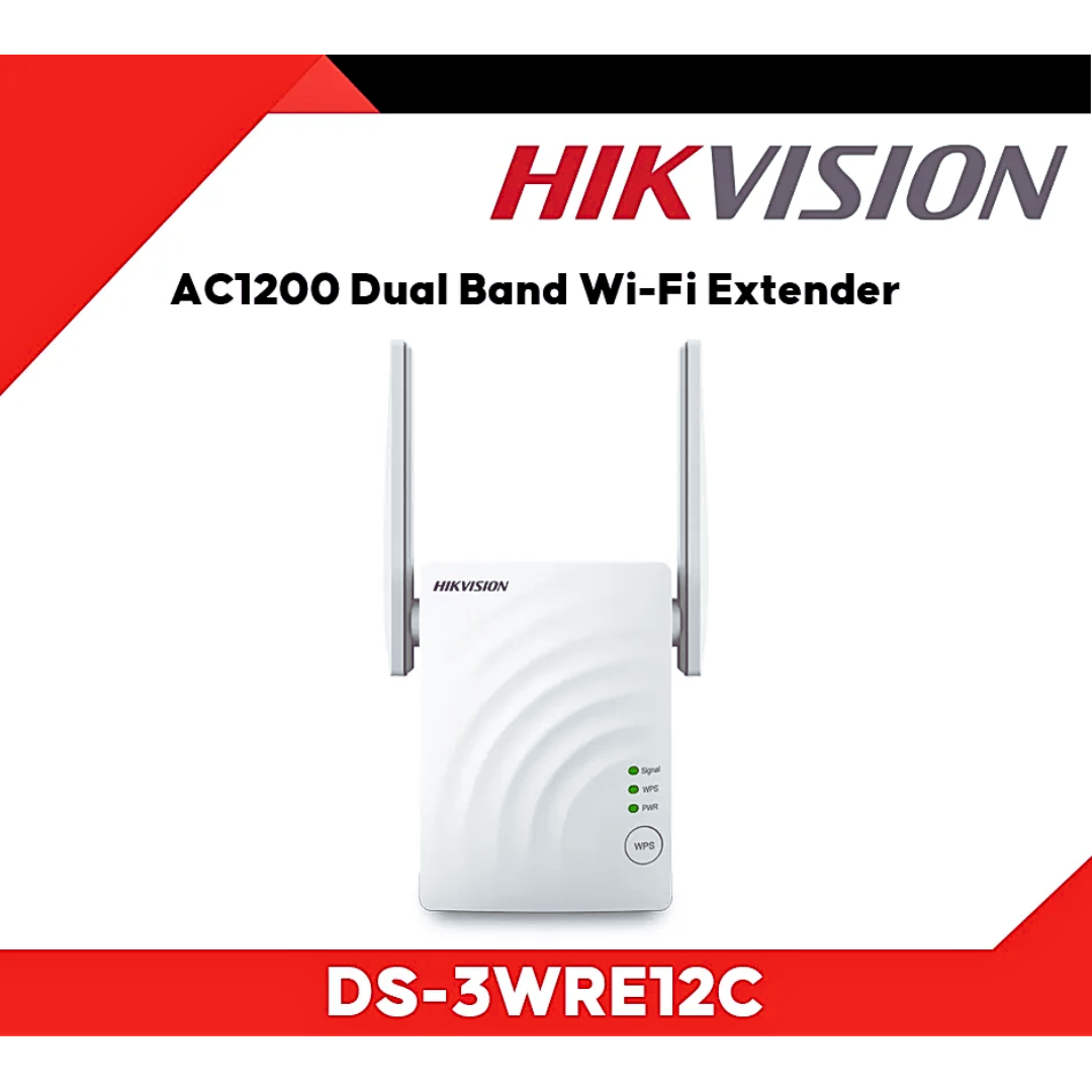 EXTENSOR INALÁMBRICO DE Wi-Fi AC1200 DOBLE BANDA HIKVISION DS-3WRE12C - Imagen 2